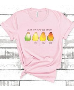 Lovebird Ripeness Chart t shirt FR05