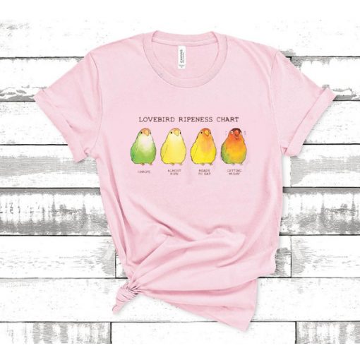 Lovebird Ripeness Chart t shirt FR05