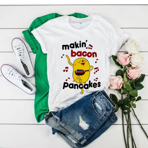 Makin Bacon Pancakes Music t shirt FR05