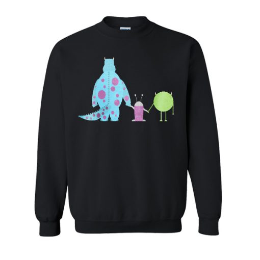 Monsters Inc Sully Mike and Boo sweatshirt FR05