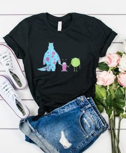 Monsters Inc Sully Mike and Boo t shirt FR05