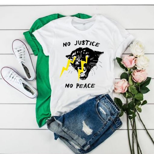No justice no peace t shirt FR05