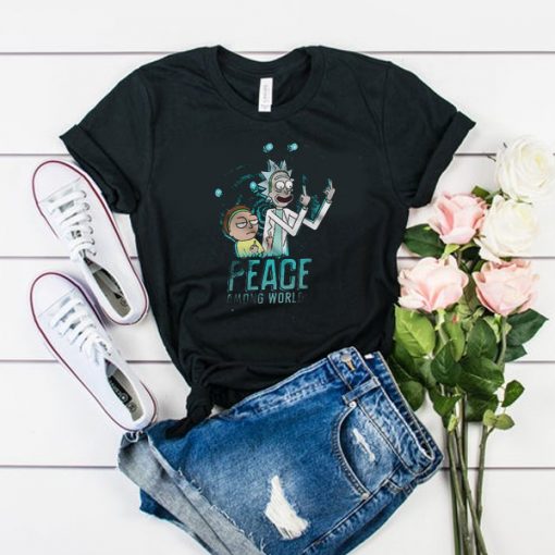 Peace Among Worlds Rick And Morty t shirt FR05