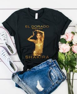 SHAKIRA El Dorado World Tour 2018 t shirt FR05