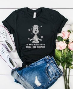 Snoopy Namaste t shirt FR05