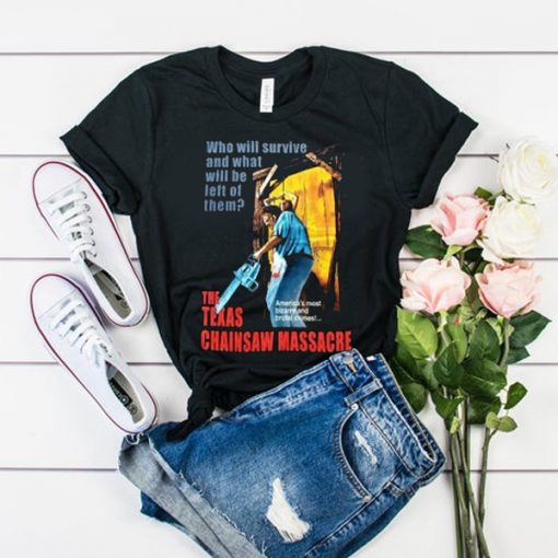 Vintage The Texas Chainsaw Massacre Movie t shirt FR05