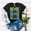 ACDC Lightning Guitarist Pillars t shirt FR05