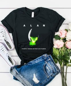 ALAN - In Space No One Can Hear You In Space t shirt FR05