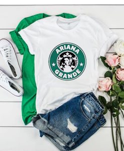 Ariana Grande Starbucks Logo t shirt FR05