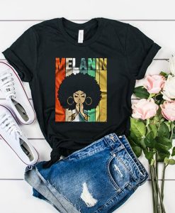 Black girl melanin t shirt FR05