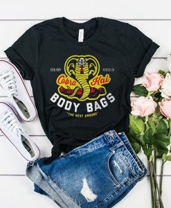 Cobra Kai Body Bags The Best Around Karate Kid t shirt FR05