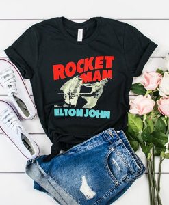 Elton John Rocket Man t shirt FR05