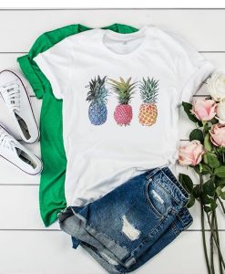 Fashion Pineapple fruits t shirt FR05