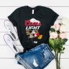 Mickey mouse drinking Coors Light t shirt FR05