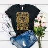 My Heart Belong To A Biker t shirt FR05