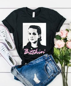 Stranger Things Eleven Bitchin t shirt FR05