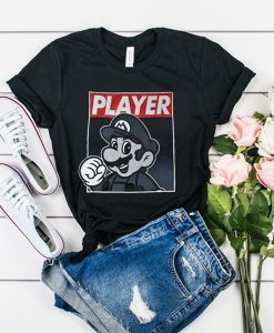 Super Mario Player t shirt FR05