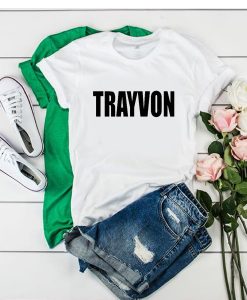 Trayvon Martin White t shirt FR05