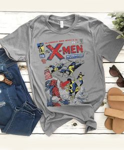 X Men Superheroes Vintage Comic Cover Marvel t shirt FR05