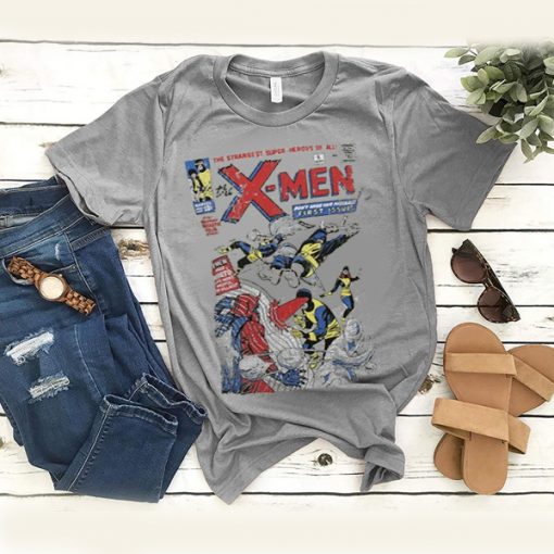 X Men Superheroes Vintage Comic Cover Marvel t shirt FR05