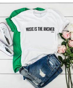 music is the answer t shirt FR05