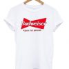 Budweiser King of Beers t shirt FR05