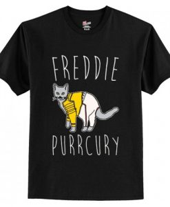 Freddie Purrcury Cat Parody t shirt FR05