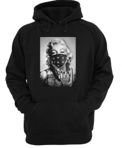Marilyn Monroe Black Bandana hoodie FR05