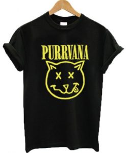 Purrvana Nirvana t shirt FR05