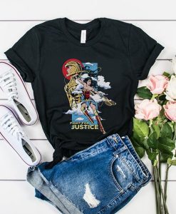 Wonder Woman 1984 Fight In Flight Girls t shirt FR05