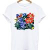 flower paint t shirt FR05