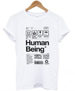 human being 100 organic t shirt FR05