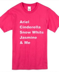 Ariel Cinderella and me t shirt FR05