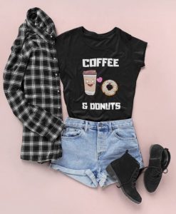 Coffee & Donuts t shirt FR05