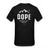 Dope Paradise Tropical t shirt back FR05