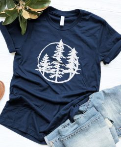 Evergreen Trees t shirt FR05