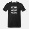 Funny husbands retired freedom t shirt FR05