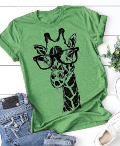 Giraffe Print t shirt FR05