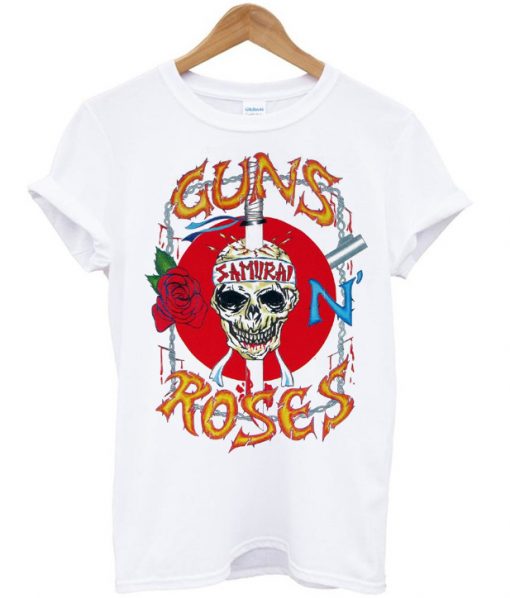 Guns N' Roses Vinyl Bootlegs Samurai t shirt FR05