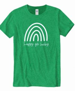 Happy Go Lucky Rainbow t shirt FR05