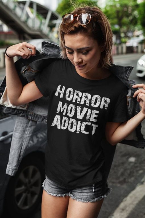 Horror Movie Addict t shirt FR05