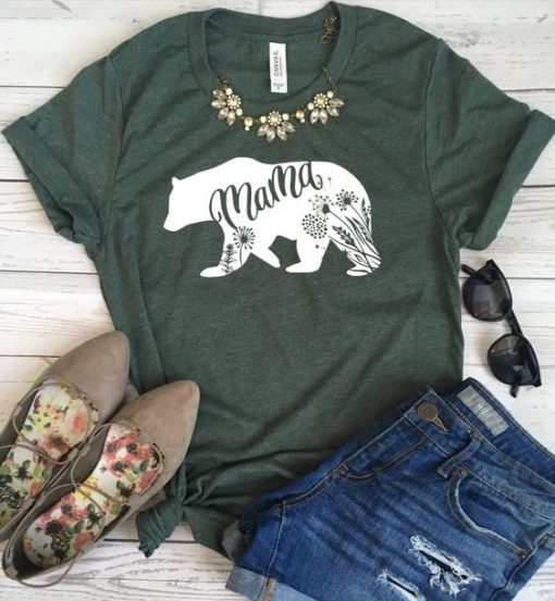 Mama bear t shirt FR05