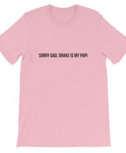 Sorry Dad, Drake is My Papi t shirt FR05