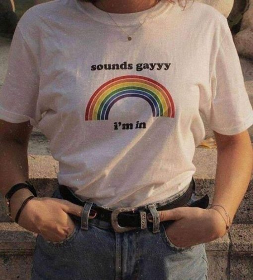 Sounds Gayyy t shirt FR05