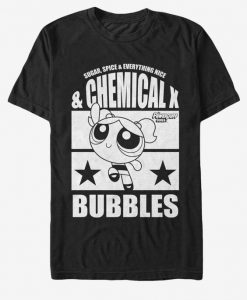 The Powerpuff Girls Chemical X Bubbles t shirt FR05