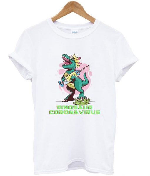 dinosaur coronavirus t shirt FR05