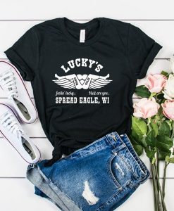 lucky's spread eagle tshirt FR05