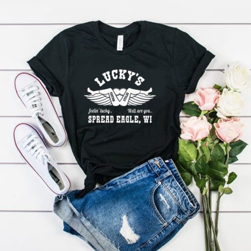 lucky's spread eagle tshirt FR05