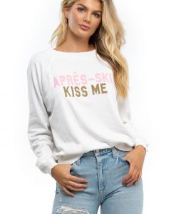 Apres-Ski Kiss Me sweatshirt FR05