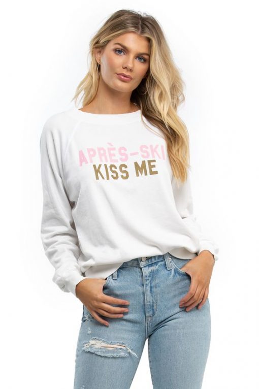Apres-Ski Kiss Me sweatshirt FR05